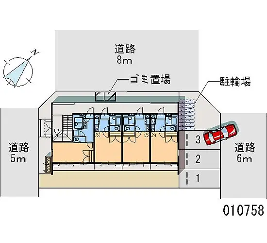 ★手数料０円★八王子市東中野　月極駐車場（LP）